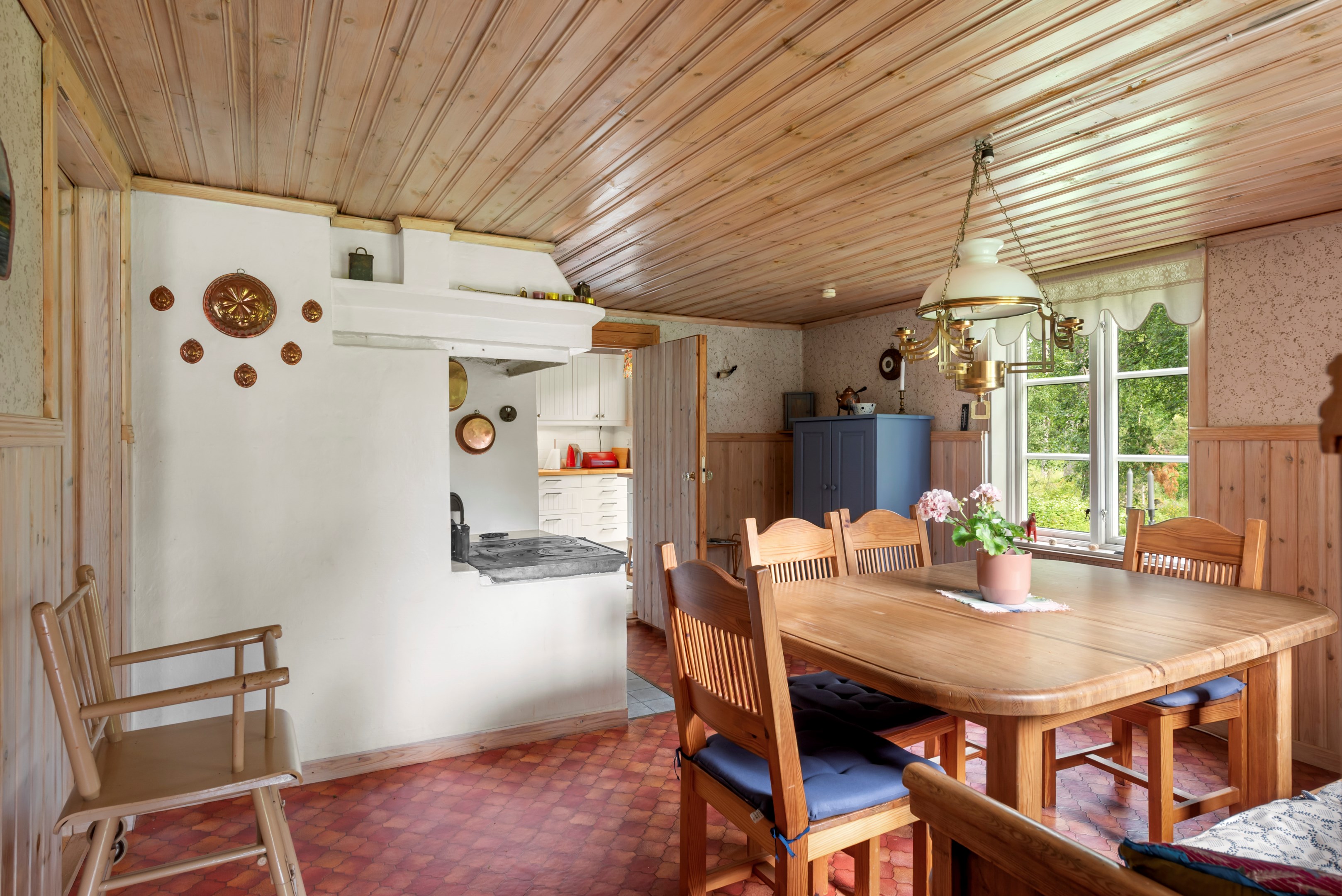 Matplats i gamla köket