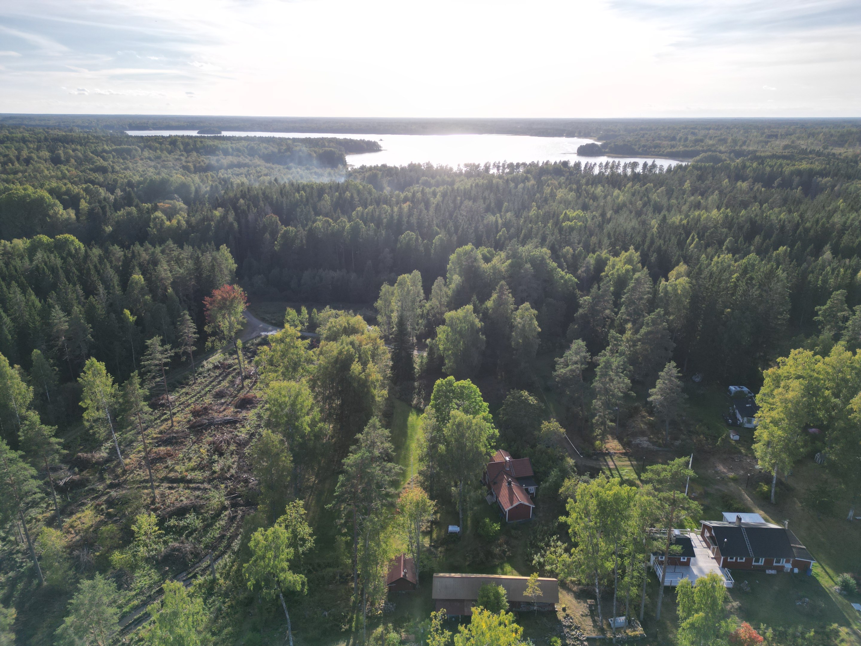 Kvällsbilder drönare