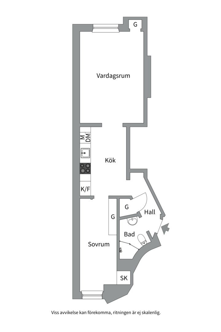 Planlösning från Igeldammsgatan 20, 4tr, Kommande i Kungsholmen - Kungsholms strand, Stockholm