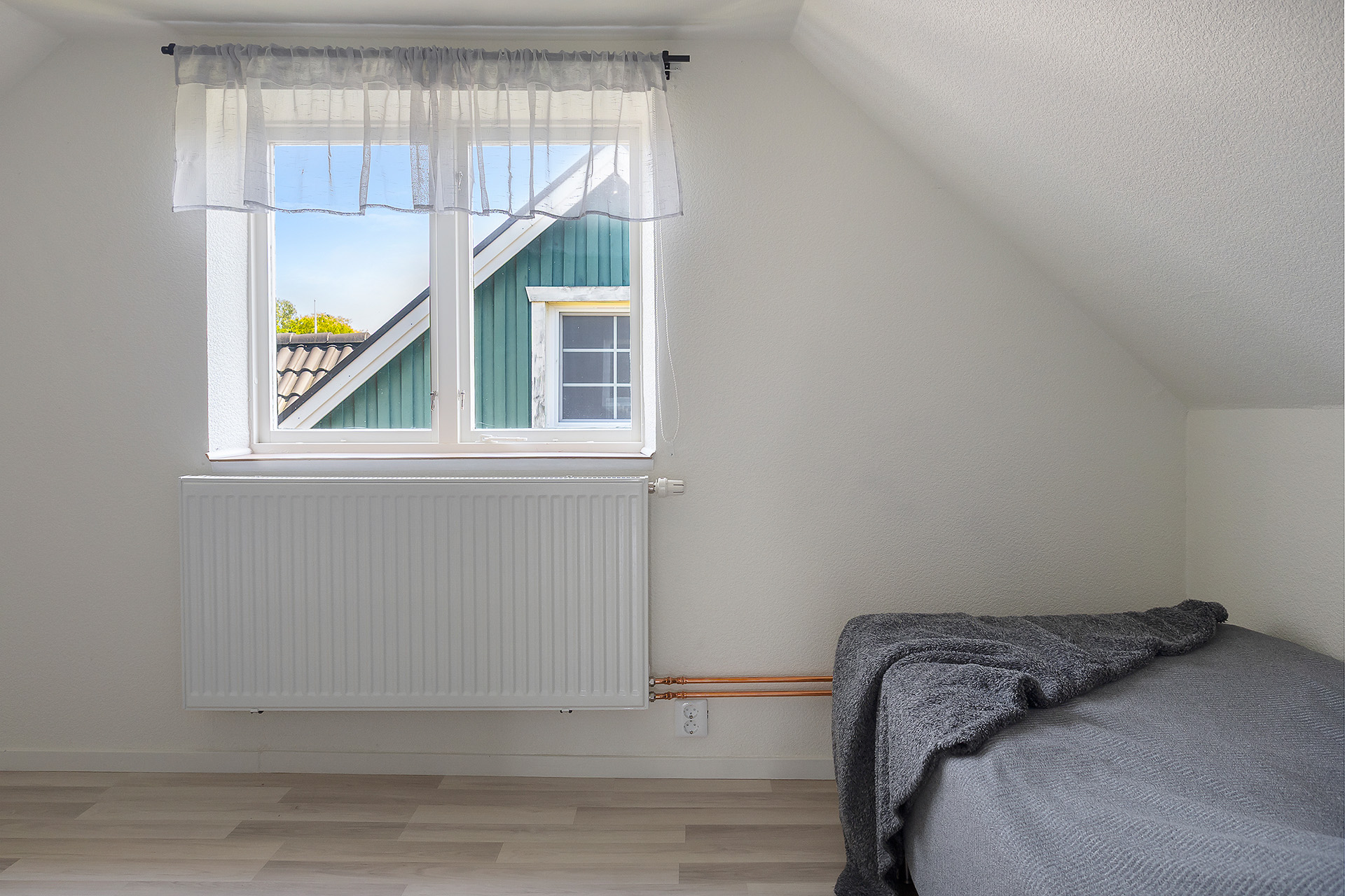 Sovrum på ovanvåningen