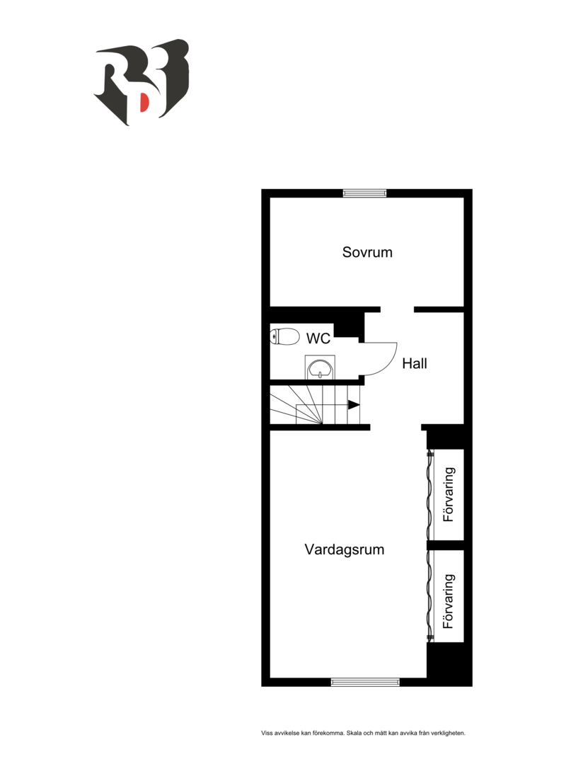 Planlösning ovanvåning