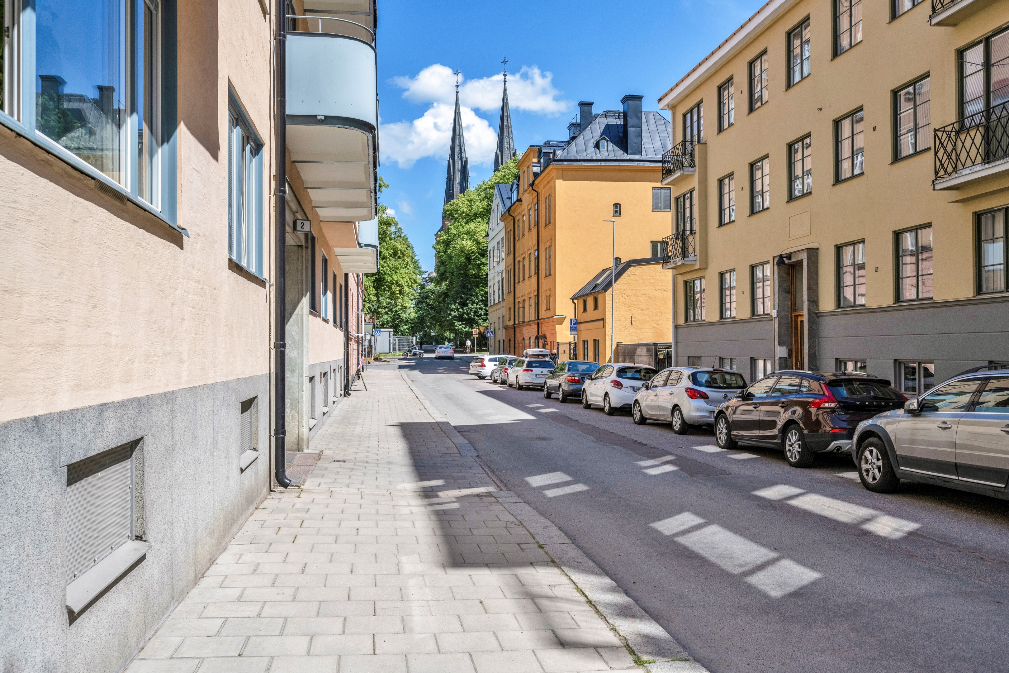 Bostadsbild från Gropgränd 2A, Kommande i Öfre Slotts, Uppsala