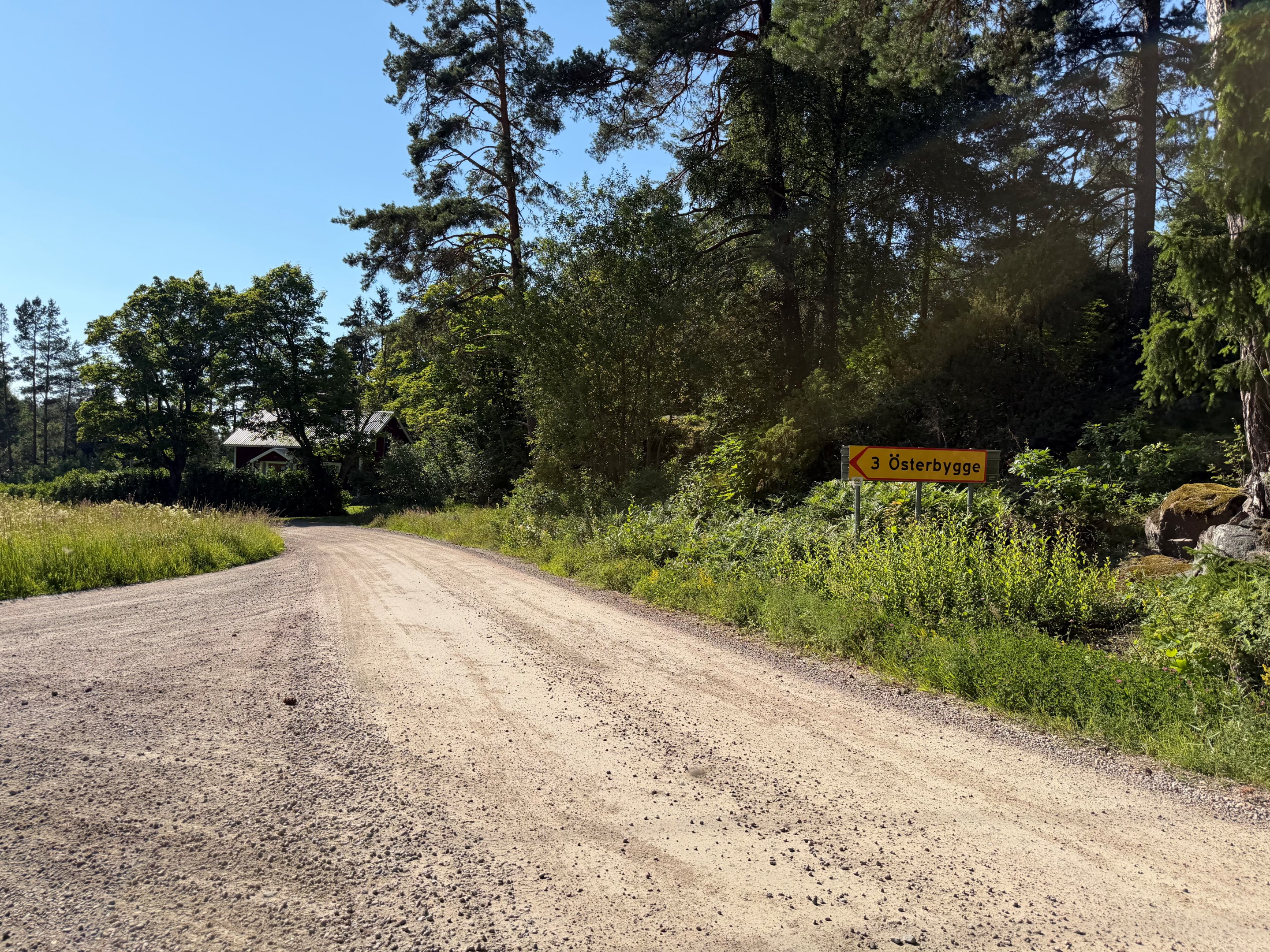 Sedan tag väg mot Österbygge