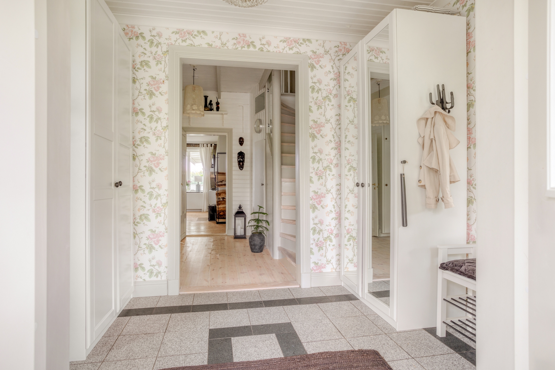 Hall med välkomnande känsla