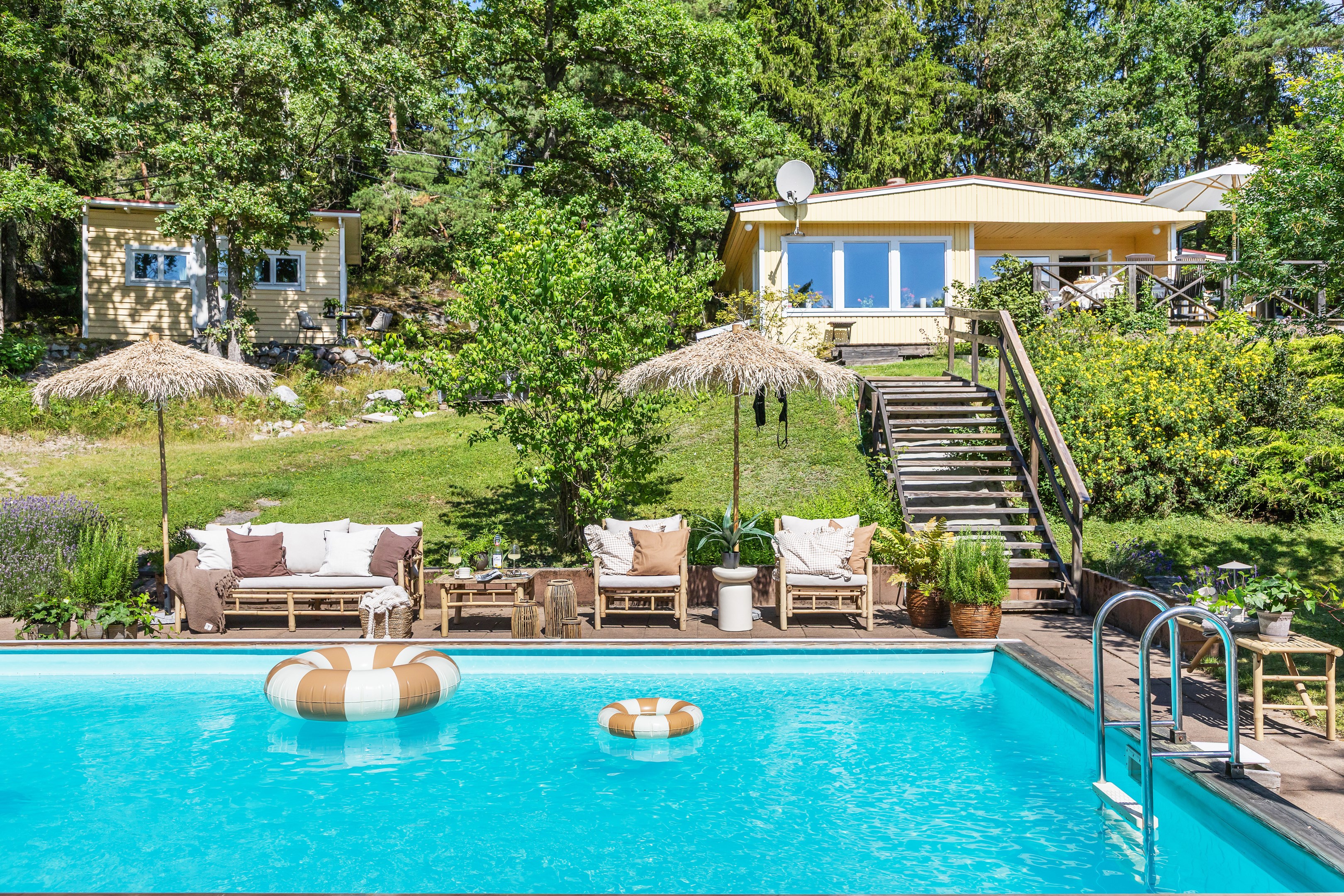 Bostadsbild från Minkvägen 6, Kommande i Evlinge, Värmdö