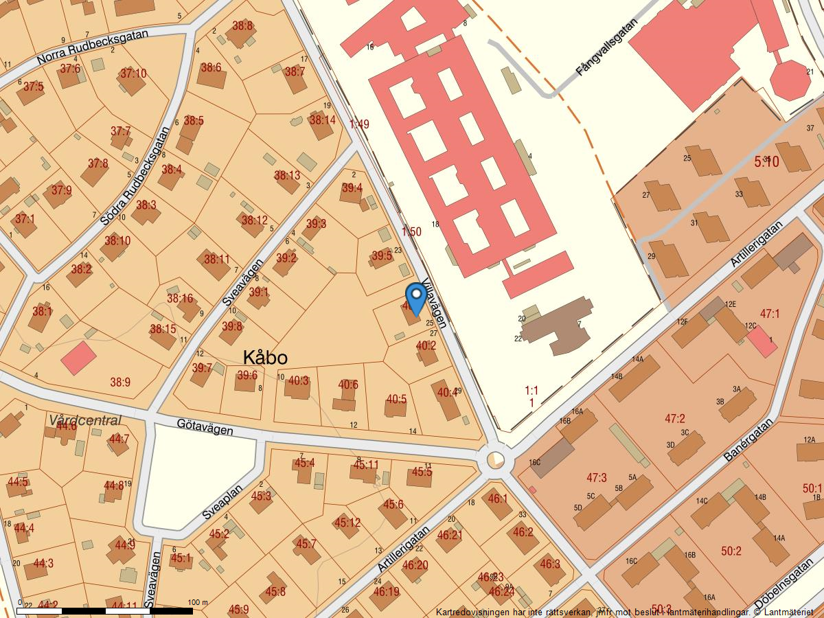 Bostadsbild från Villavägen 25, Kommande i Kåbo, Uppsala