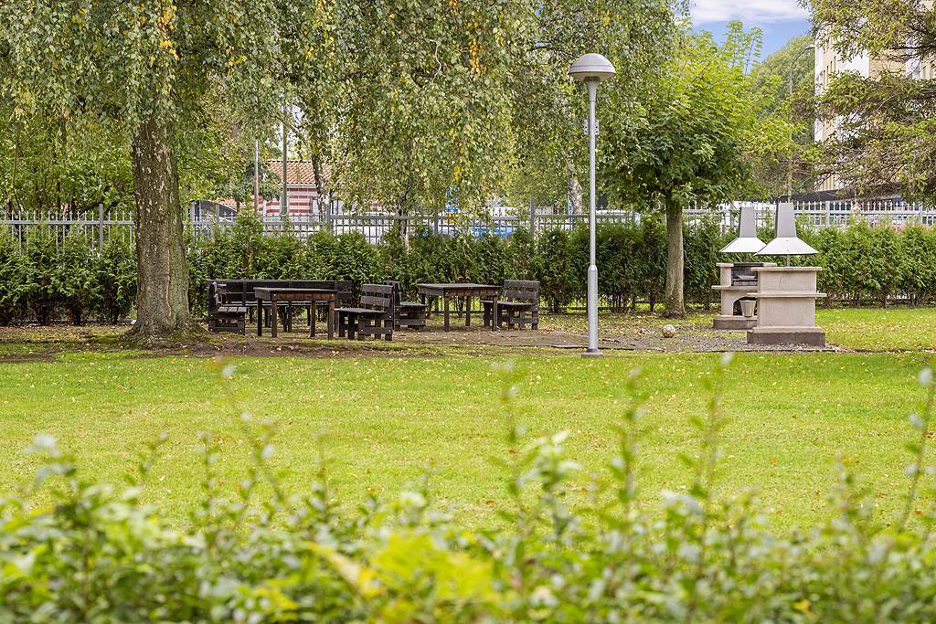 Uteplats med grill