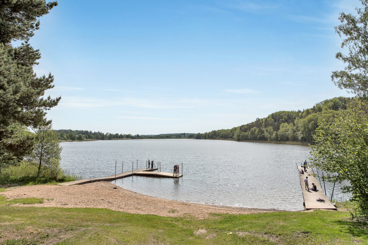 Badplats Sandbanken vid Långsjön