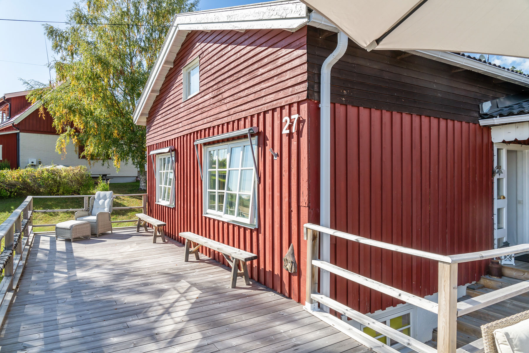 Del av balkongen