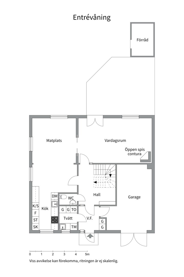 Planlösning från Thunbergsvägen 17B, Såld i Kåbo, Uppsala