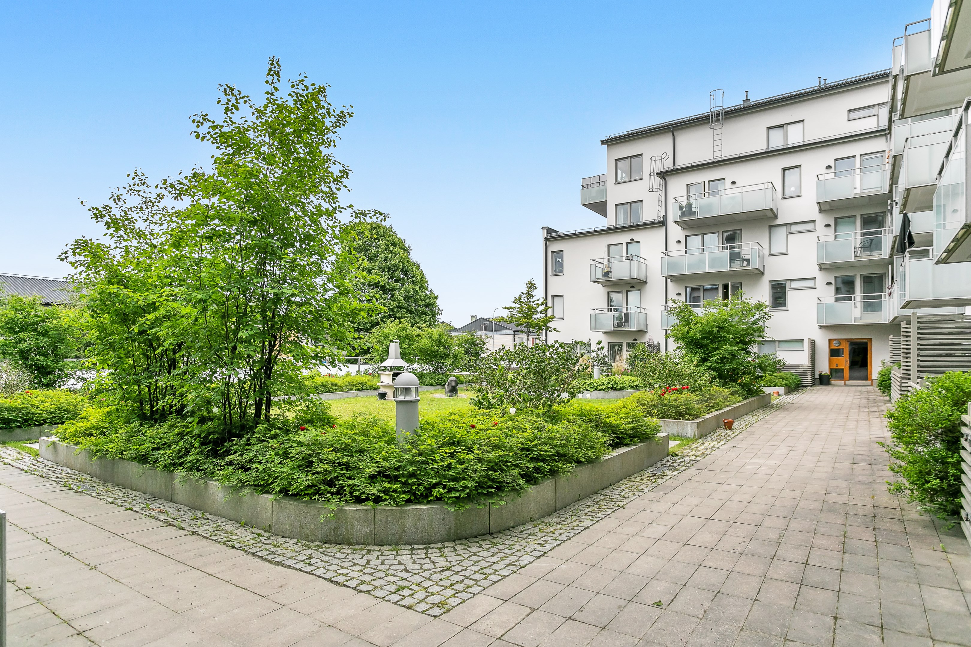 Bostadsbild från Råbyvägen 32, Kommande i Kapellgärdet, Uppsala