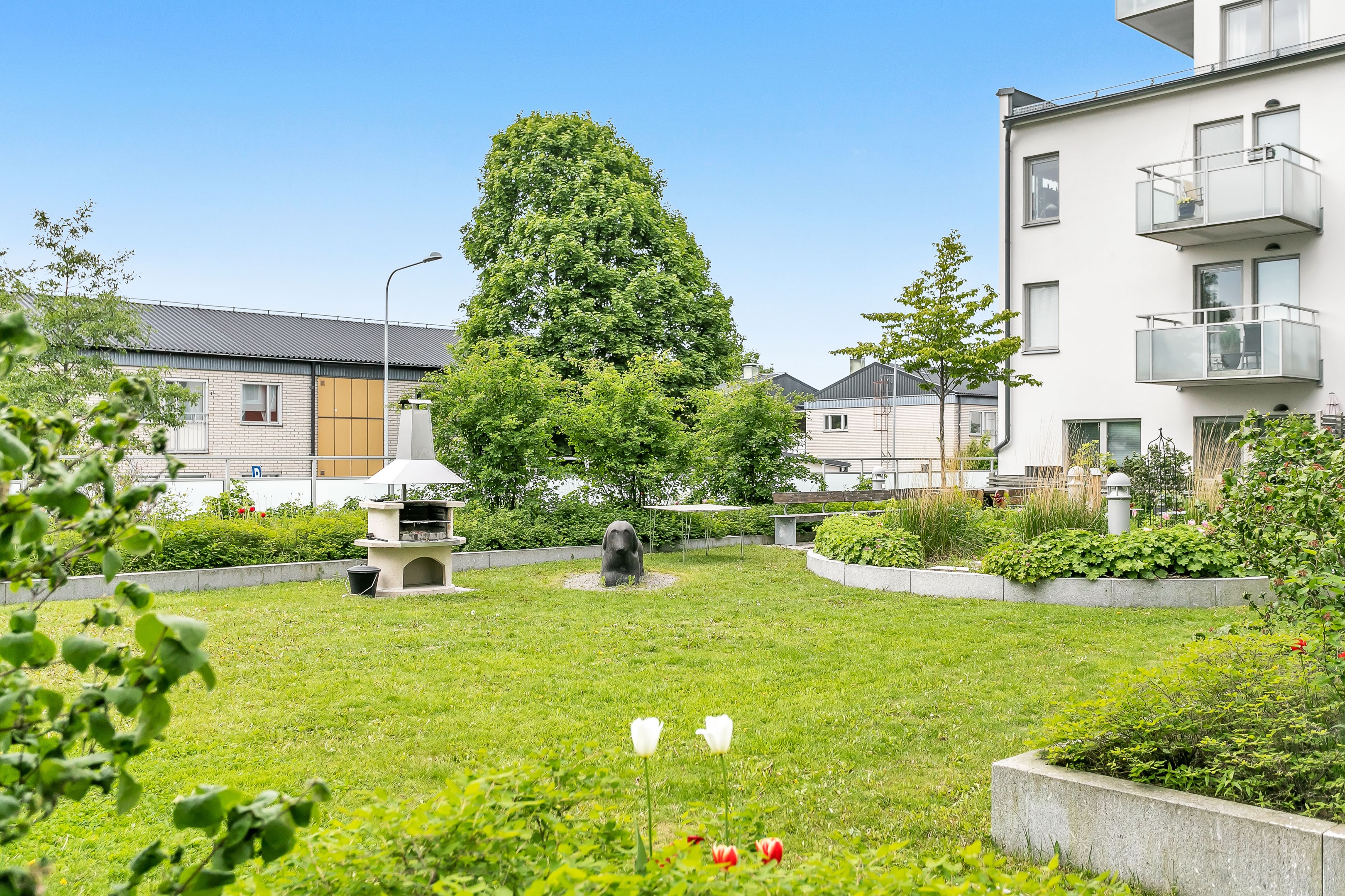 Bostadsbild från Råbyvägen 32, Kommande i Kapellgärdet, Uppsala