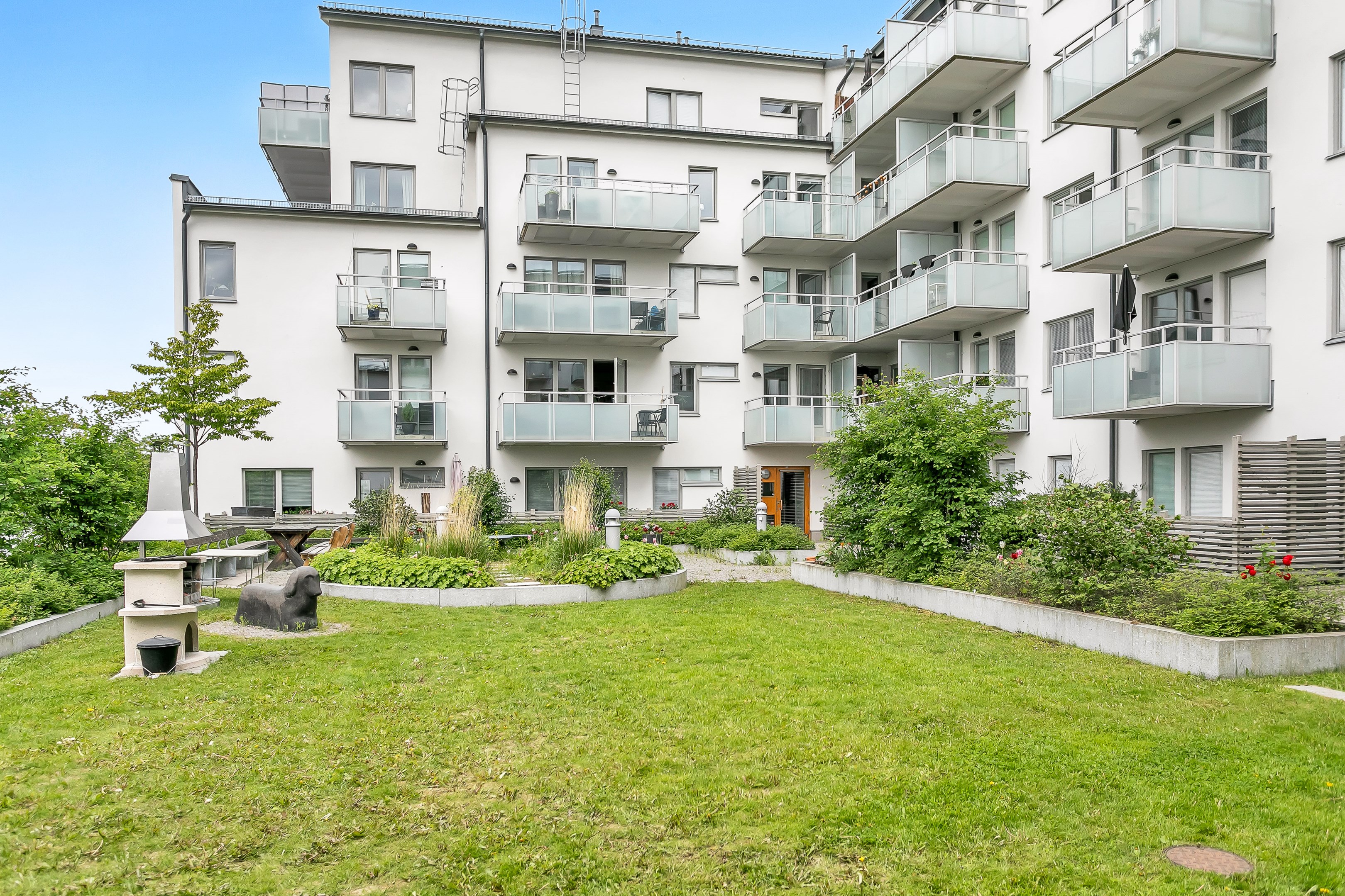 Bostadsbild från Råbyvägen 32, Kommande i Kapellgärdet, Uppsala