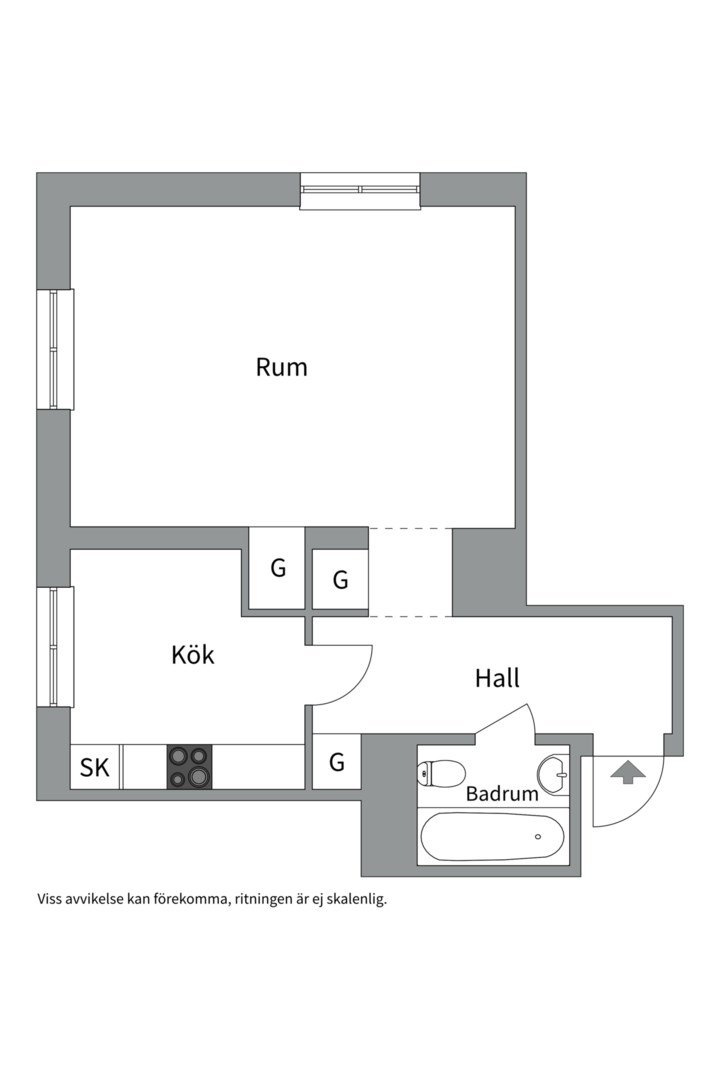 Planlösning från Rålambsvägen 69, Kommande i Kungsholmen - Fredhäll, Stockholm