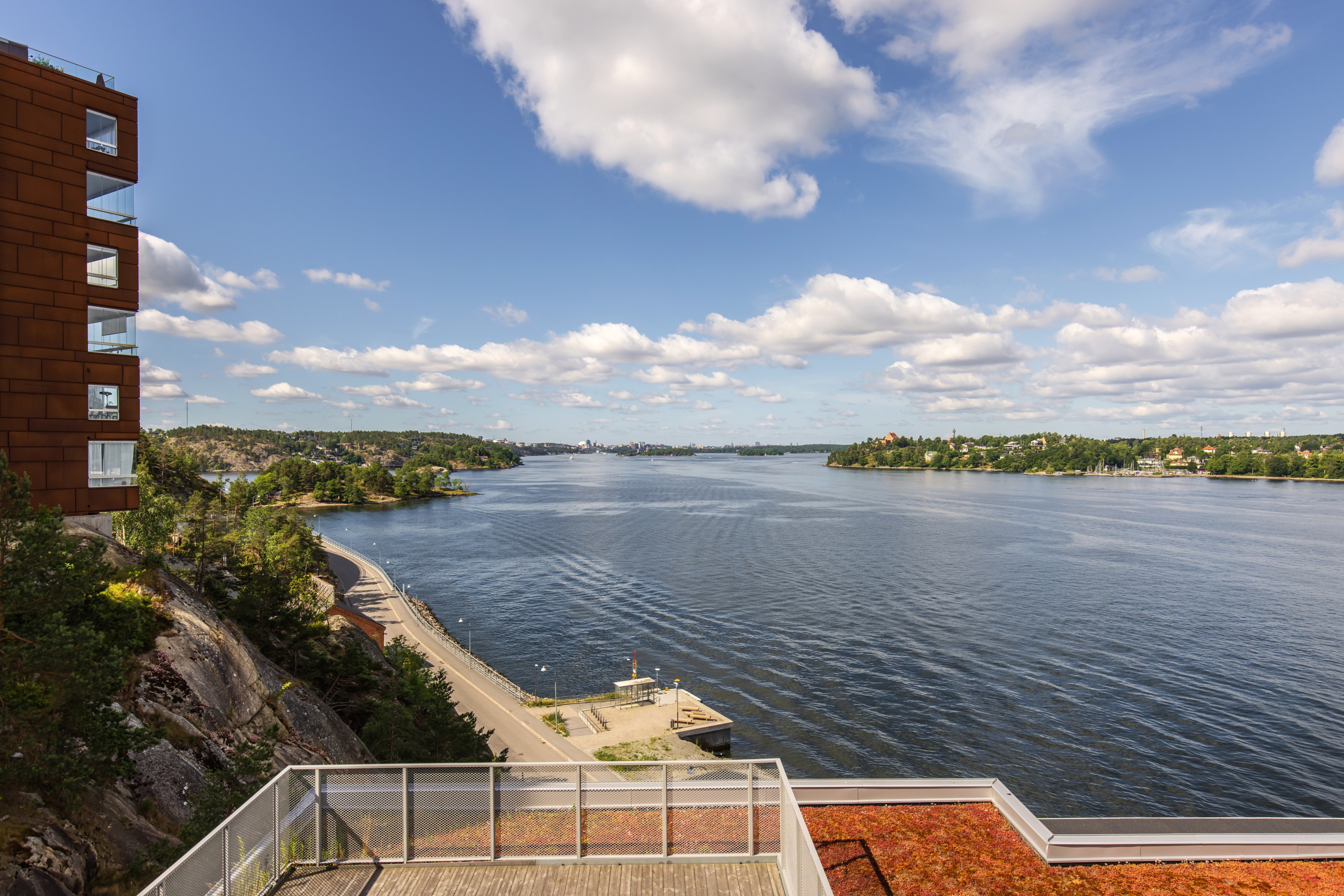 Bostadsbild från Telegrafvägen 32, Kommande i Telegrafberget, Nacka
