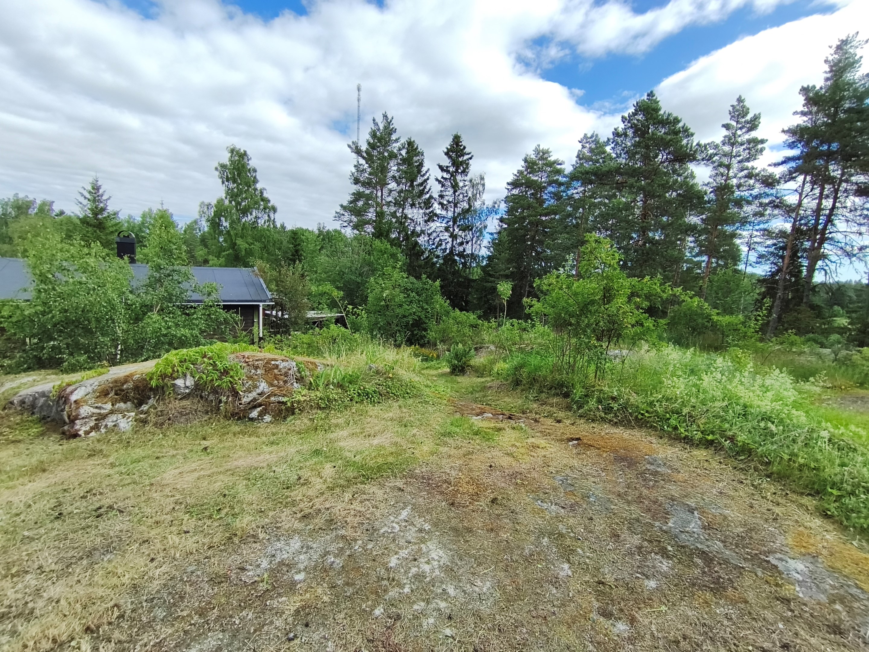 Gångstig till stugan