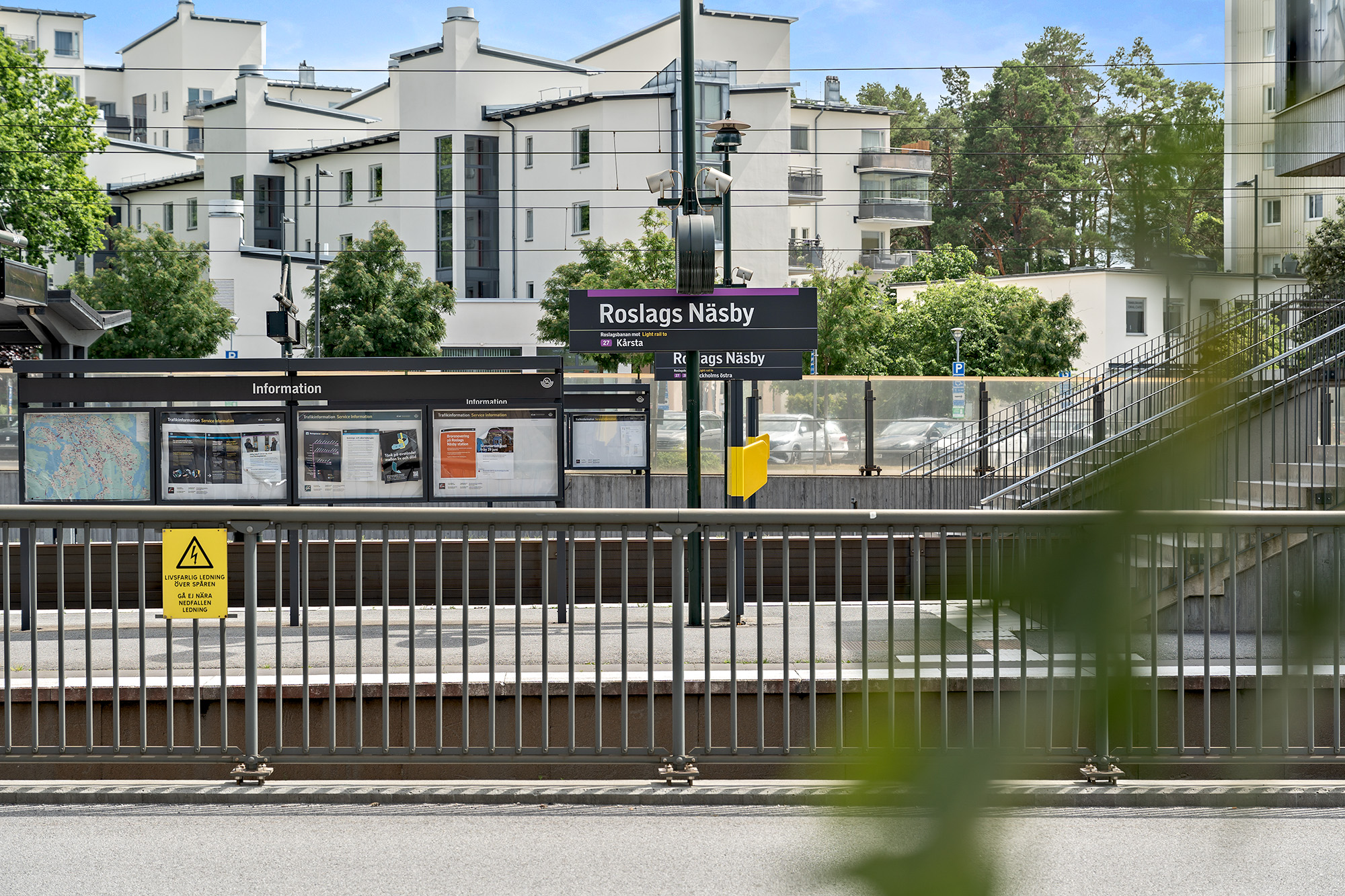 Bostadsbild från Stationsvägen 54, Kommande i Roslags Näsby, Täby