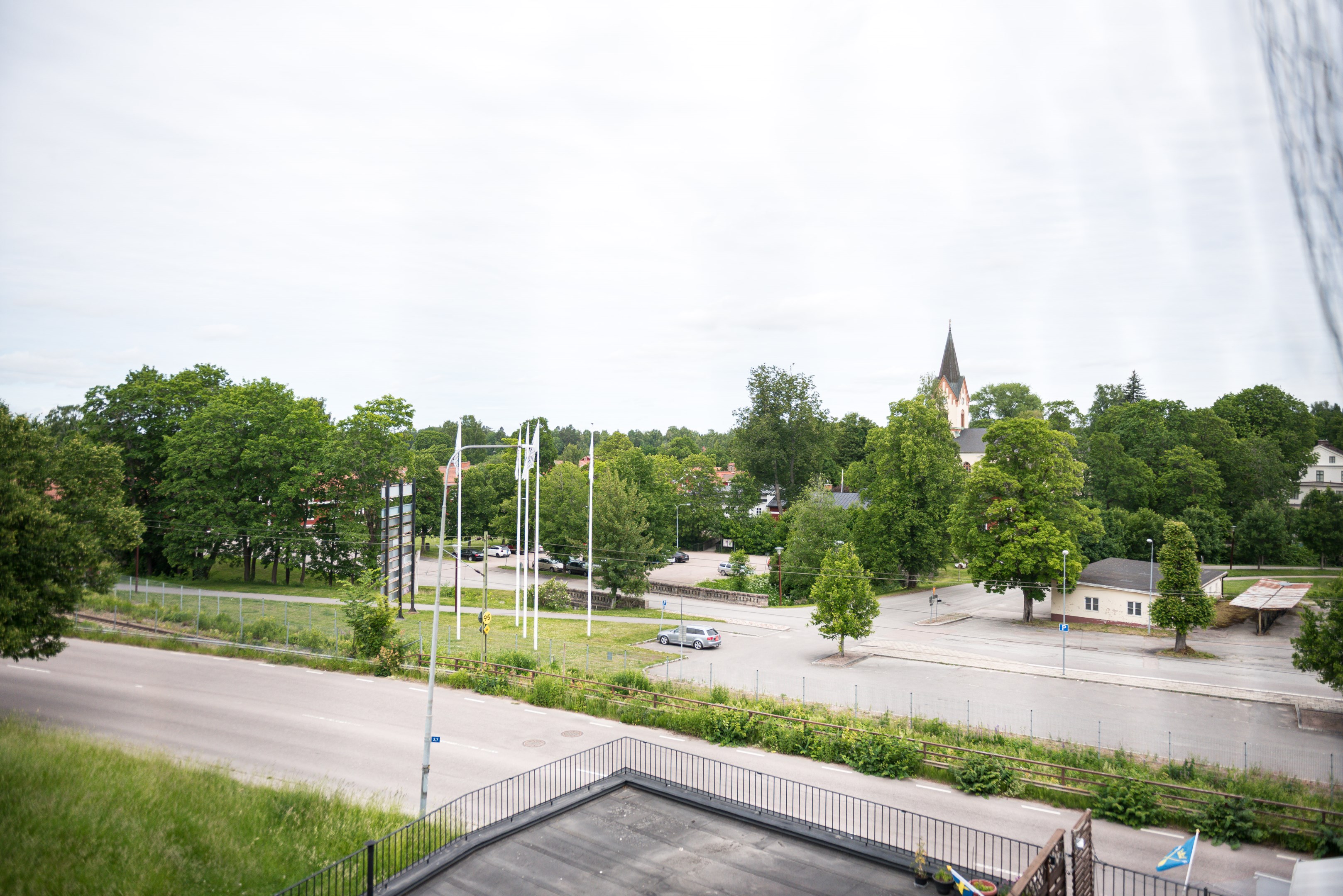 Utsikt från balkong