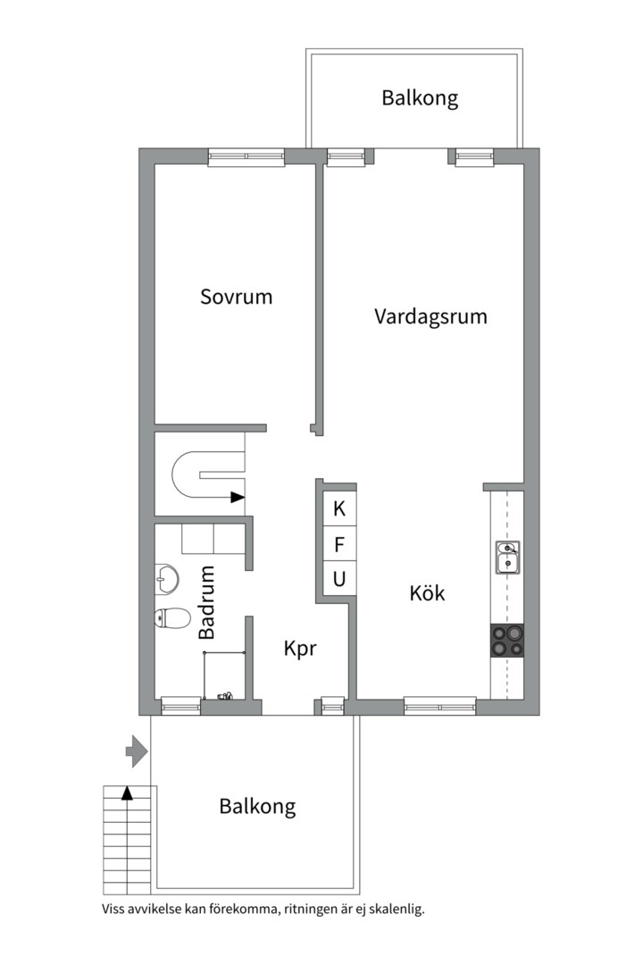 Planlösning från Björkholmsvägen 205, Till salu i Östra Orminge, Nacka