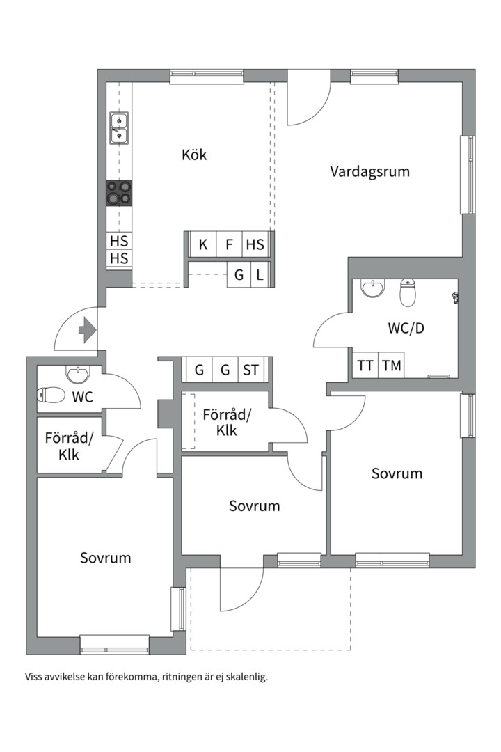 Planlösning från Eksätravägen 414, Kommande i , Stockholm