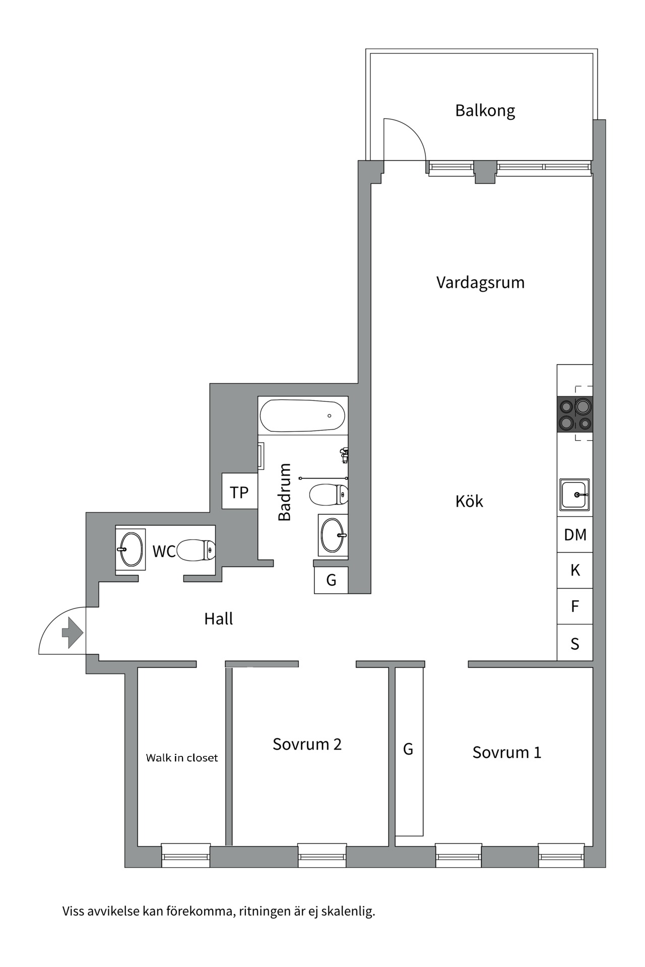 Bostadsbild från Tre Kronors väg 31, Kommande i Kvarnholmen, Nacka