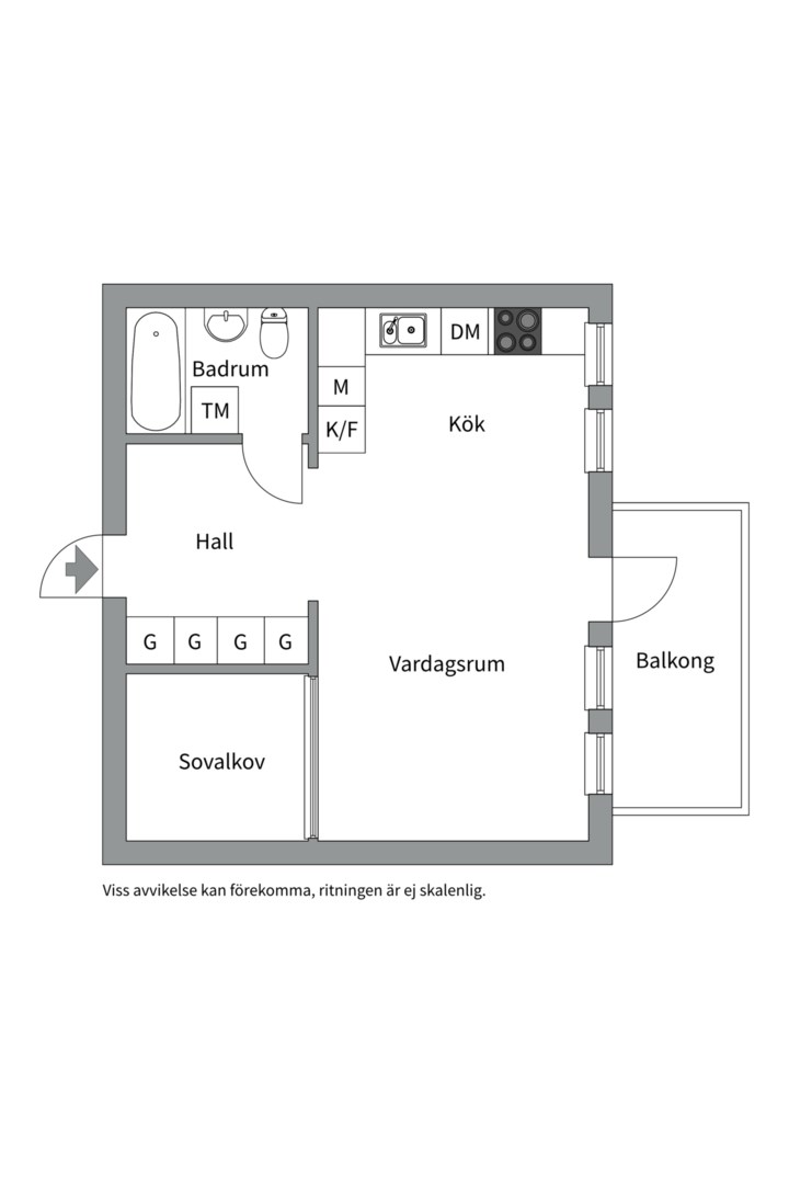 Planlösning från Ormingeringen 74, Såld i Västra Orminge, Nacka