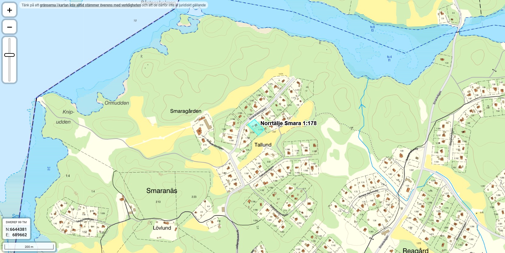 Översiktskarta Smara 1-178