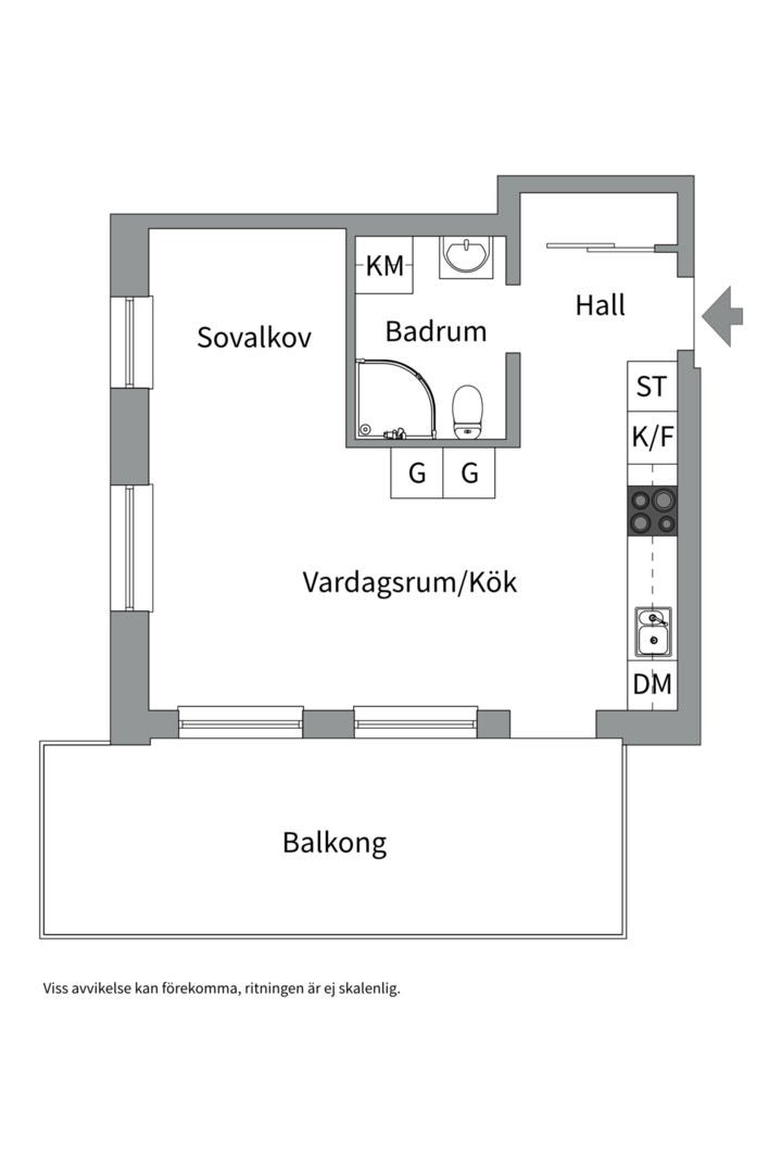 Planlösning från Bäcklösavägen 7, Till salu i Ultuna, Uppsala