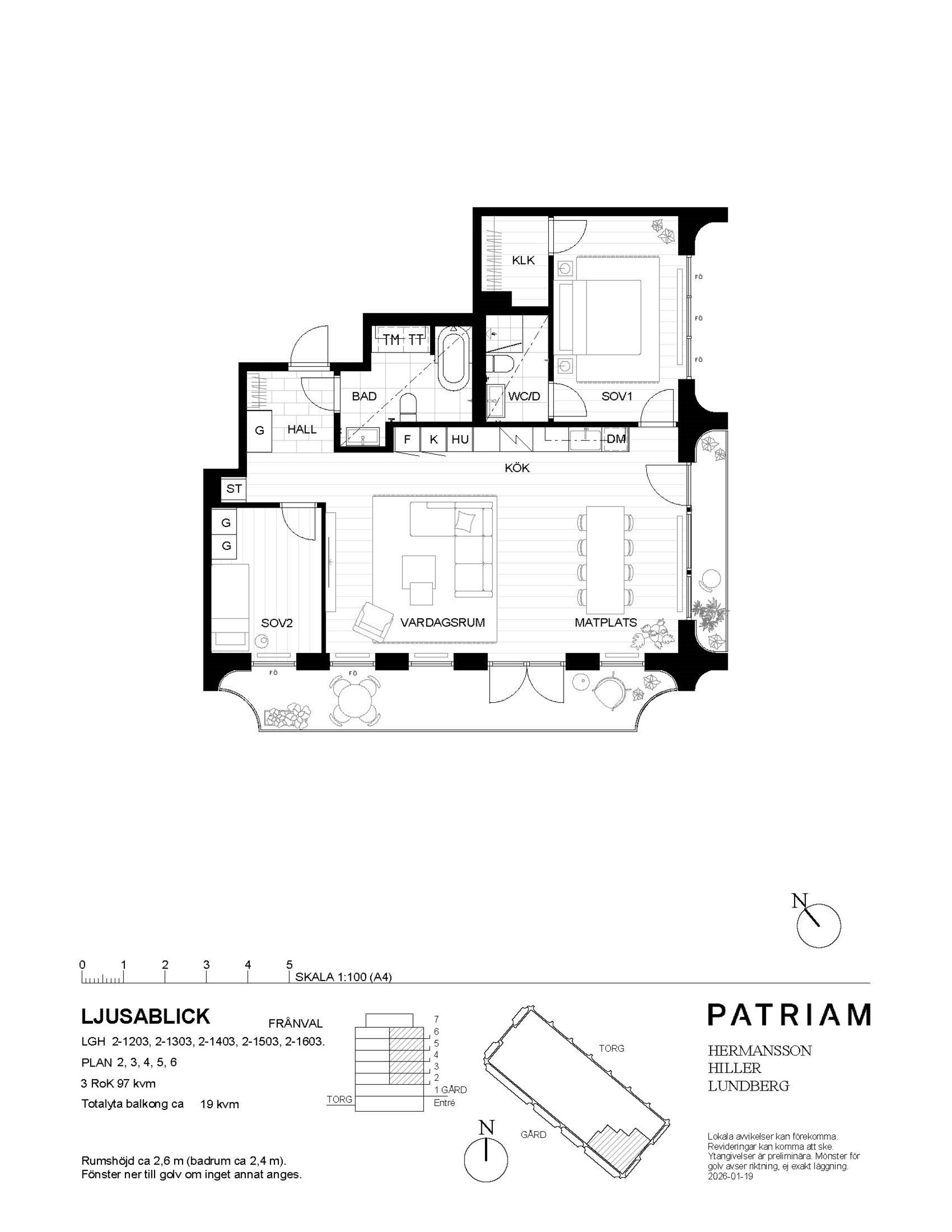 Bostadsbild från Primusgatan 20, Lgh 2-1403, Till salu i Lilla Essingen, Stockholm