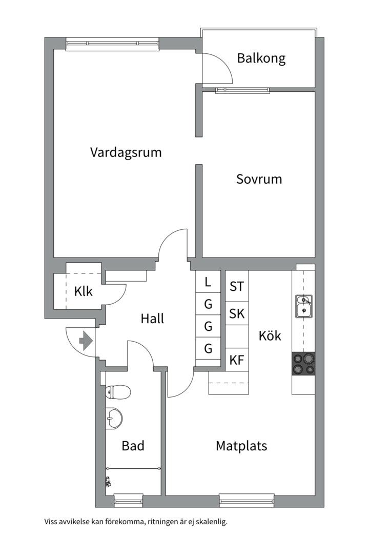 Planlösning från Sturevägen 7B, 0,5tr, Kommande i Neglinge - Saltsjöbaden, Nacka