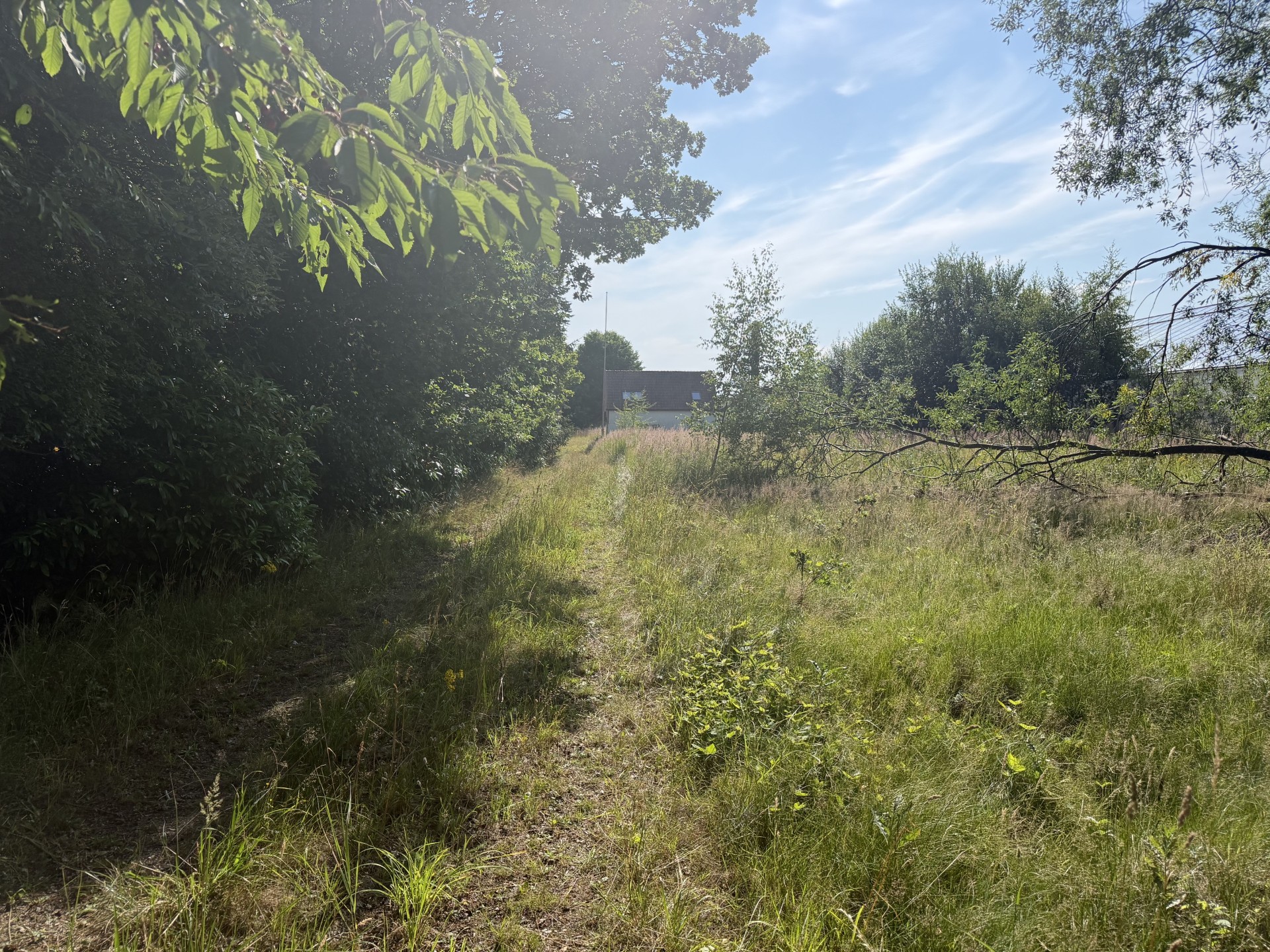Entrén in till bostadshusen