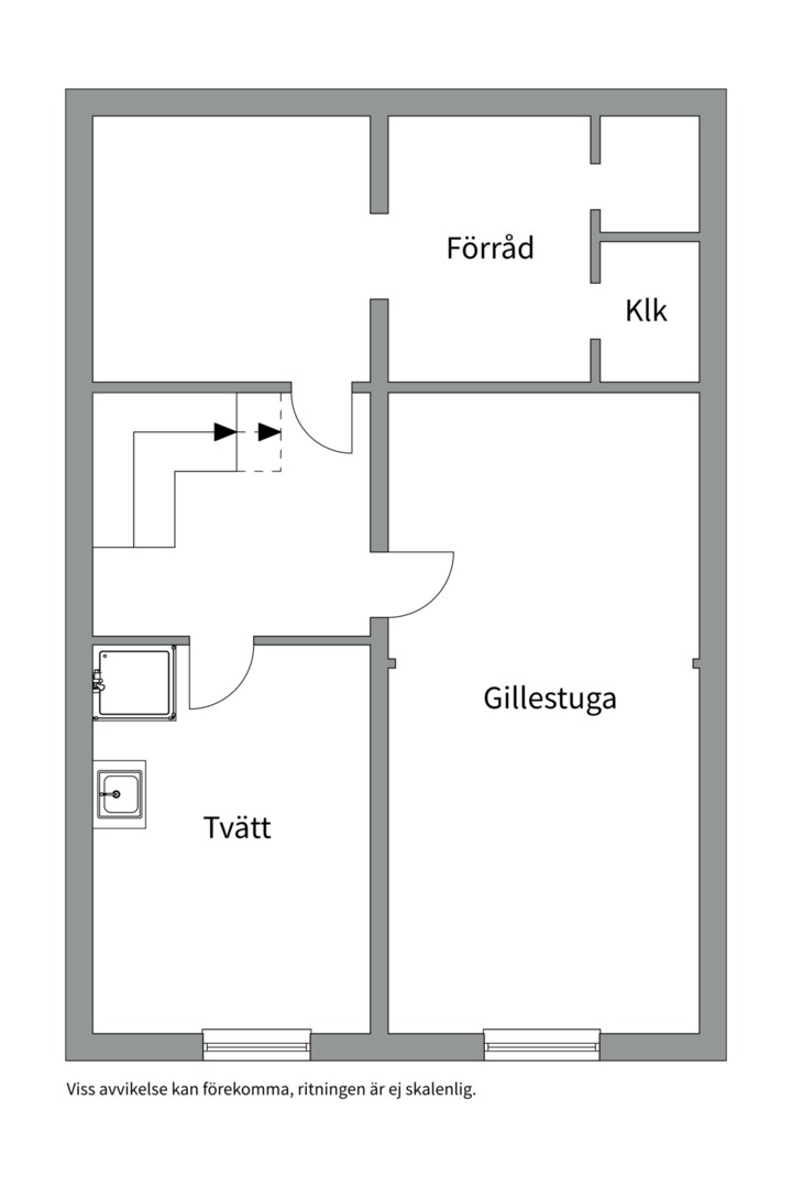 Planlösning från Skrindvägen 17, Till salu i Valsätra, Uppsala