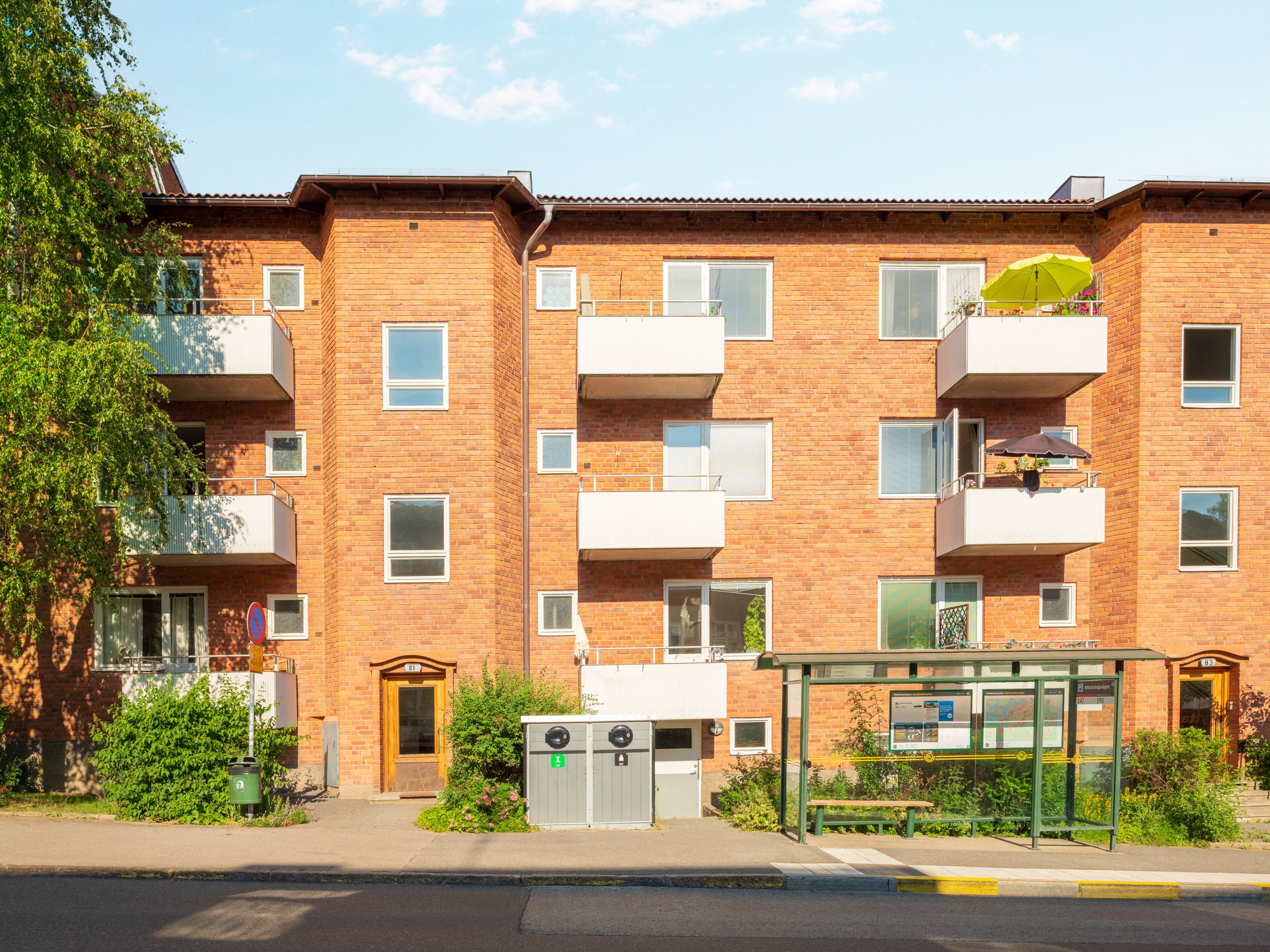 Bostadsbild från Sparbanksvägen 81, Kommande i Hägerstensåsen, Stockholm