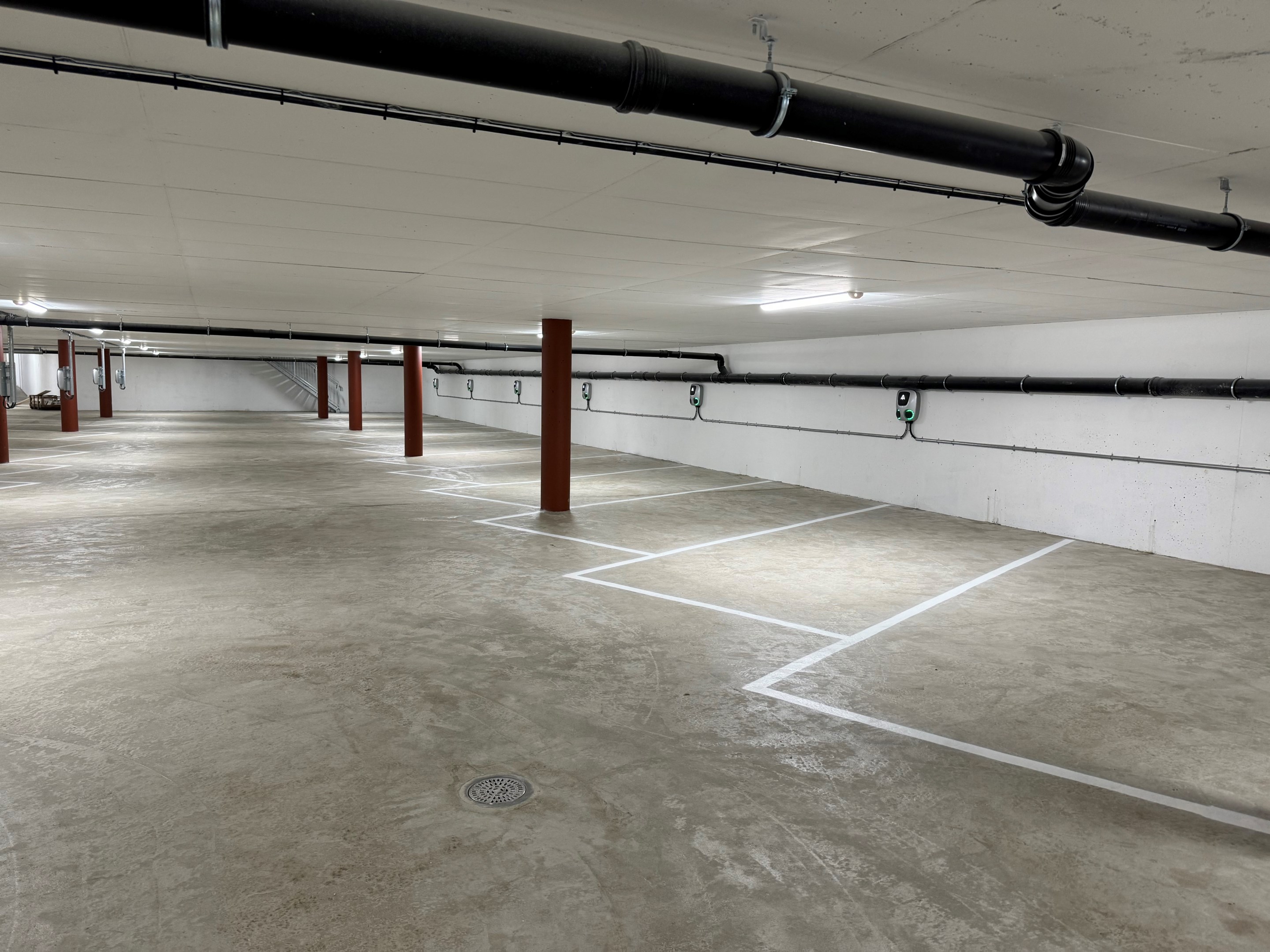 Föreningens underjordiska garage