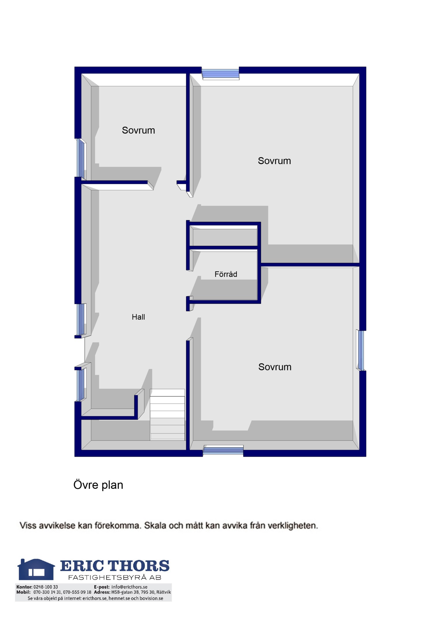 Planlösning Ö-plan bostadshus