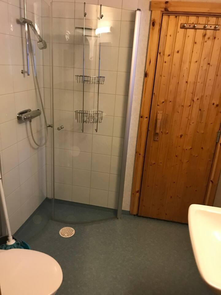 Badrum, sauna