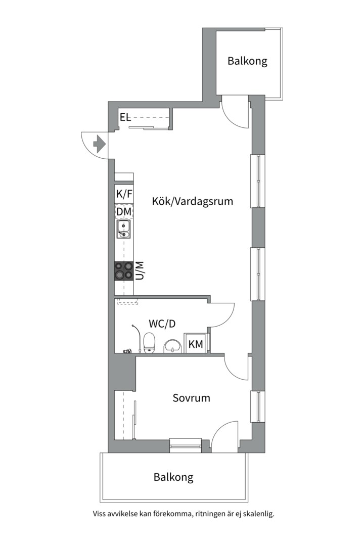 Planlösning från Årstaskogs Väg 7A, 4 tr, Kommande i Liljeholmen - Liljeholmskajen, Stockholm