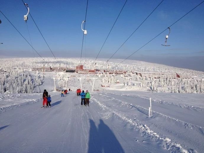 Gnistrande snö