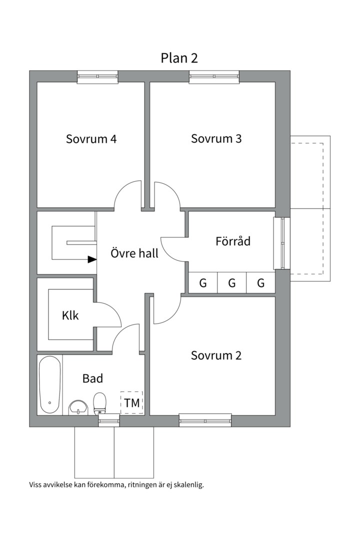 Planlösning från Stenhagsvägen 95D, Såld i Stenhagen, Uppsala