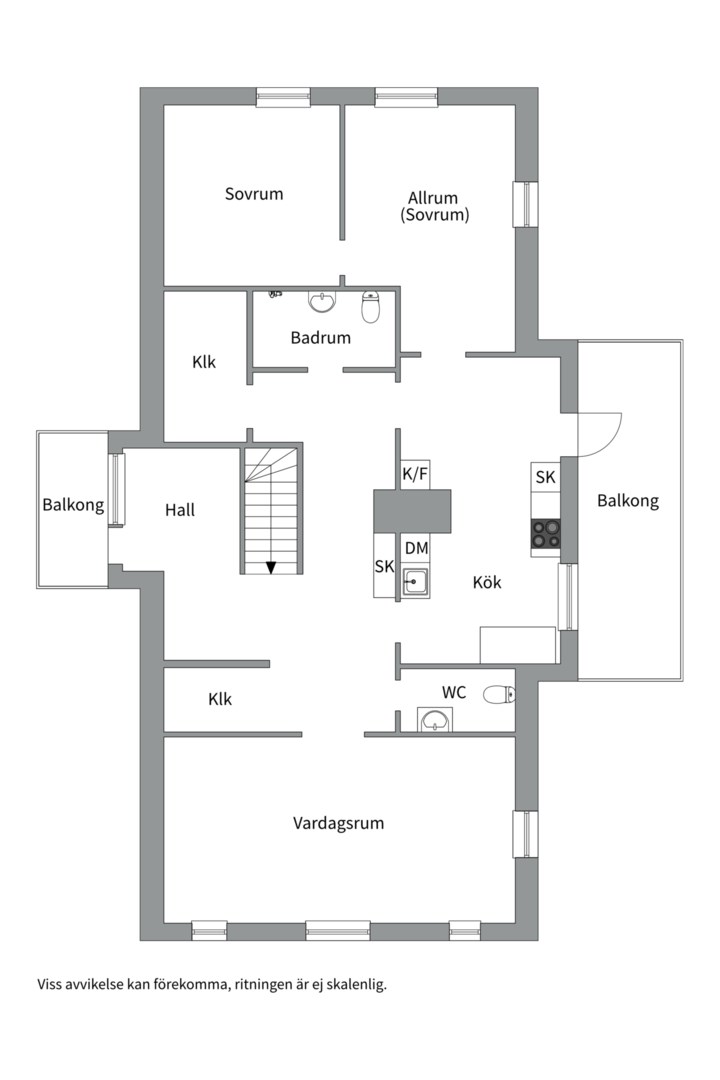 Planlösning från Dag Hammarskjölds väg 279, Såld i Sunnersta, Uppsala