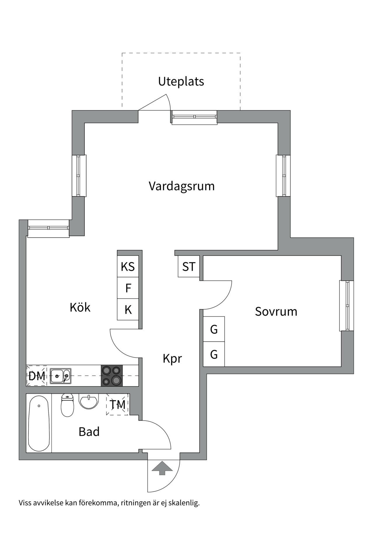 Bostadsbild från Herrhagsvägen 188, Till salu i Herrhagen, Uppsala