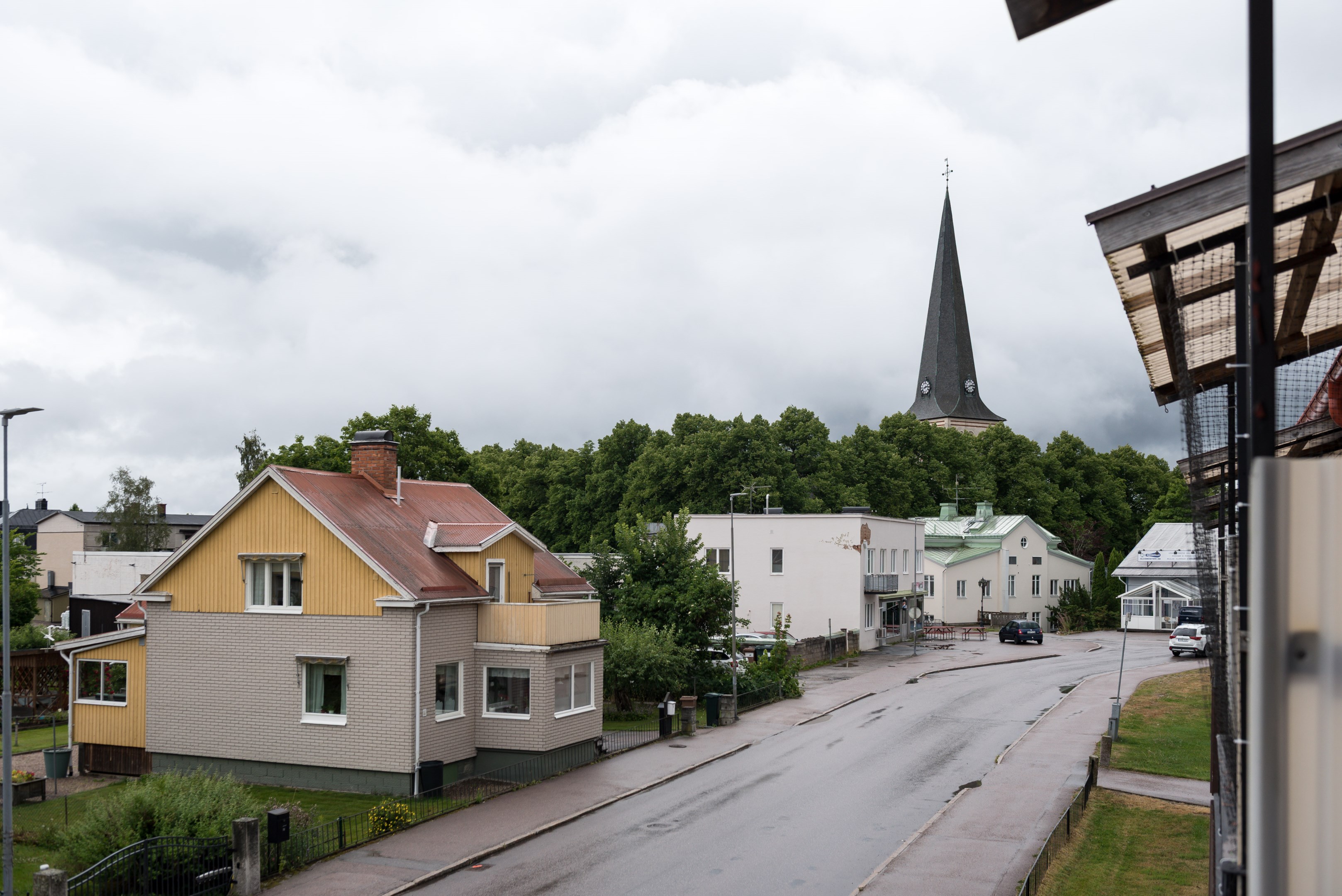 Utsikt från balkong