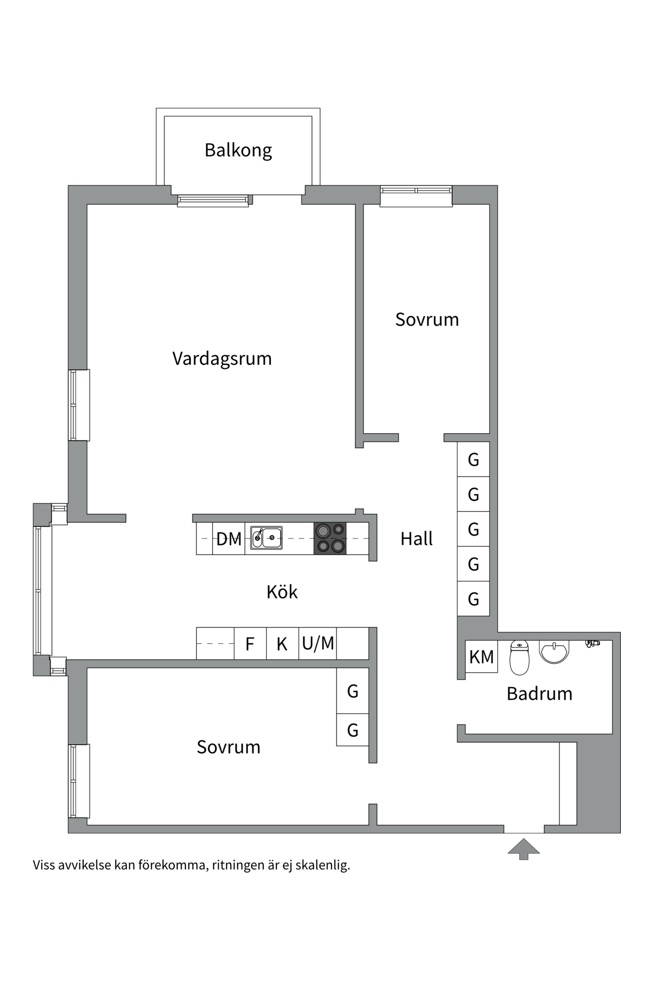 Bostadsbild från Bäverns gränd 24, Såld i Centrum, Uppsala