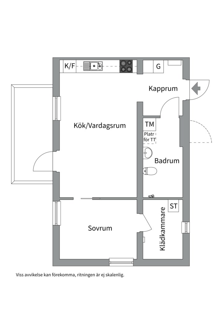 Planlösning från Regnmolnsvägen 4B, Till salu i Fullerö, Uppsala
