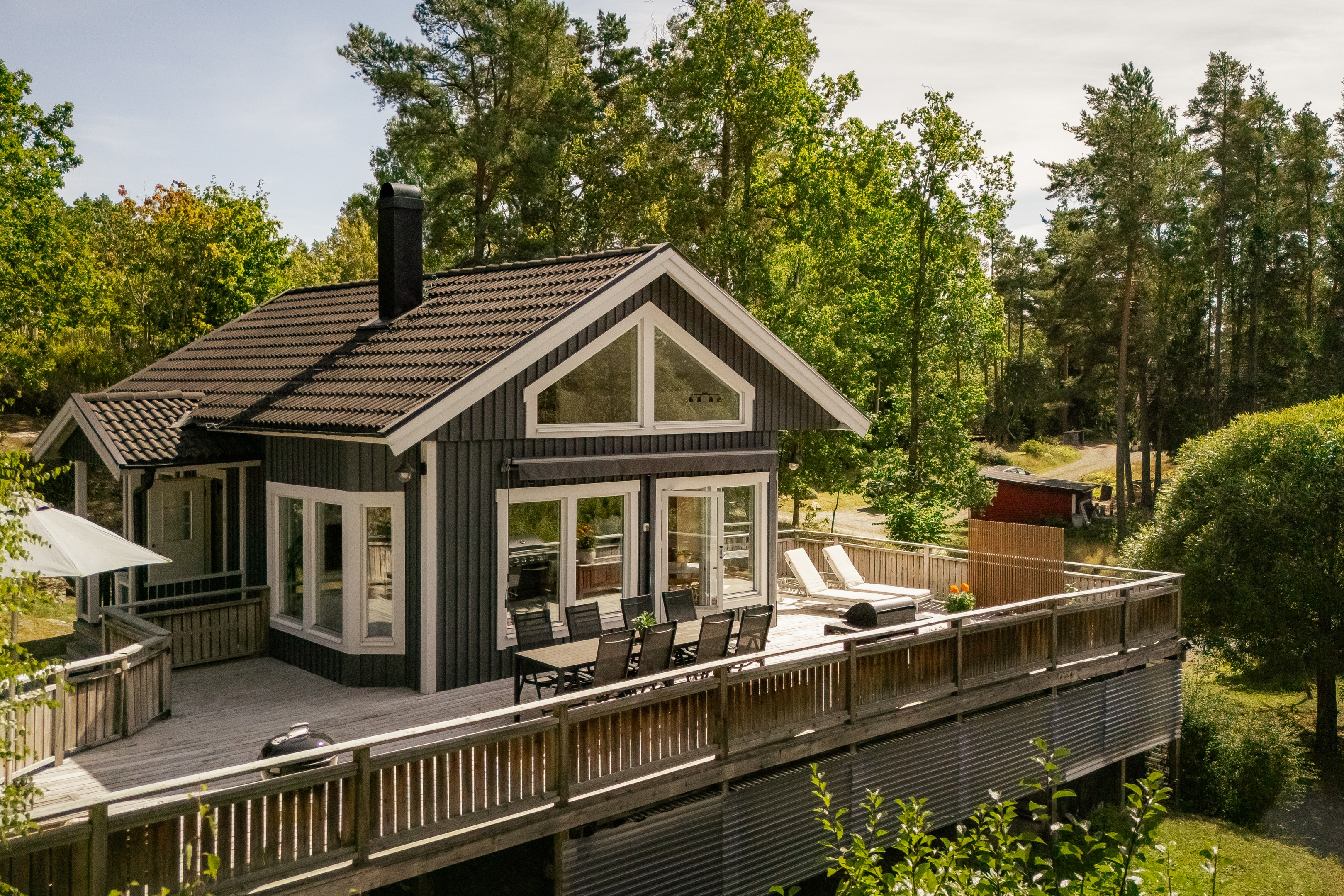 Villastandard med möjlighet till såväl permanent- som fritidsboende