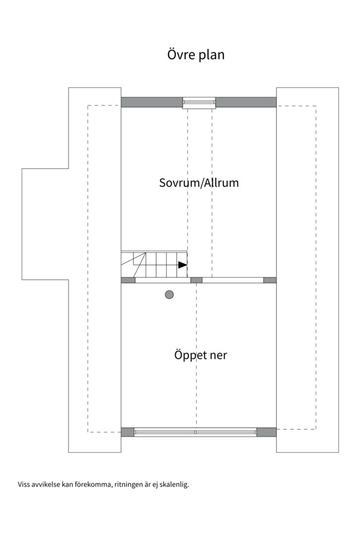 Planlösning från Oxövägen 1, Kommande i Ängsvik, Värmdö