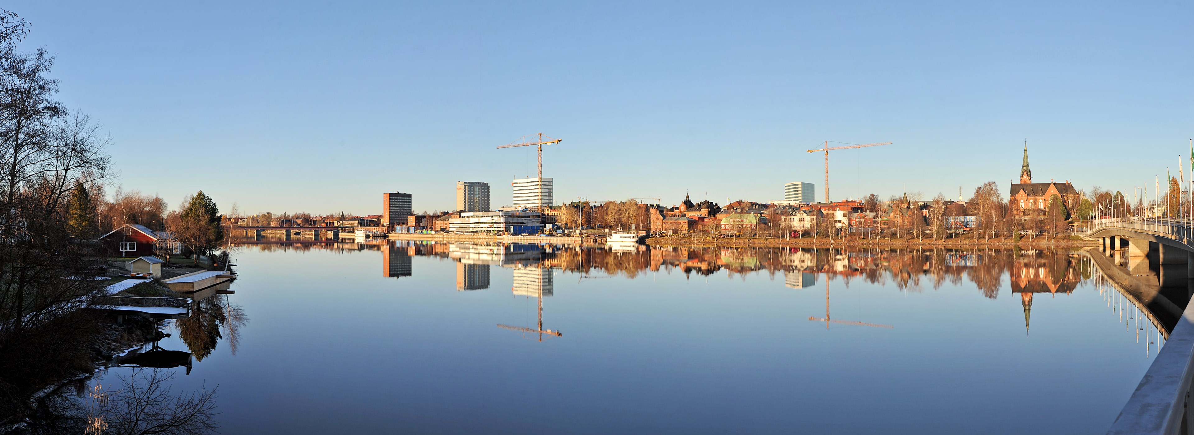 Umeå centrum - panorama