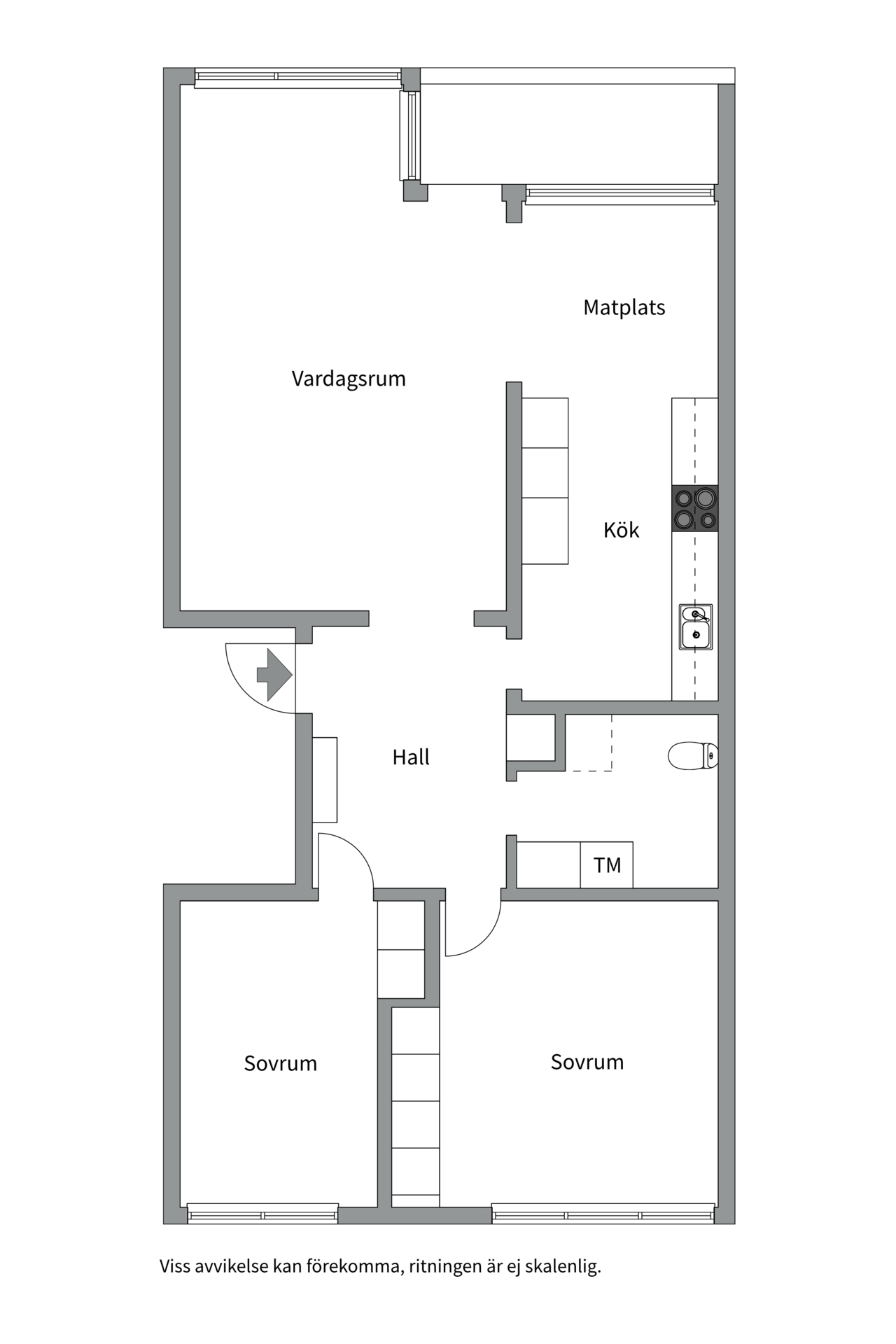 Bostadsbild från Vetterslundsgatan 14, Till salu i Vetterslund, Västerås