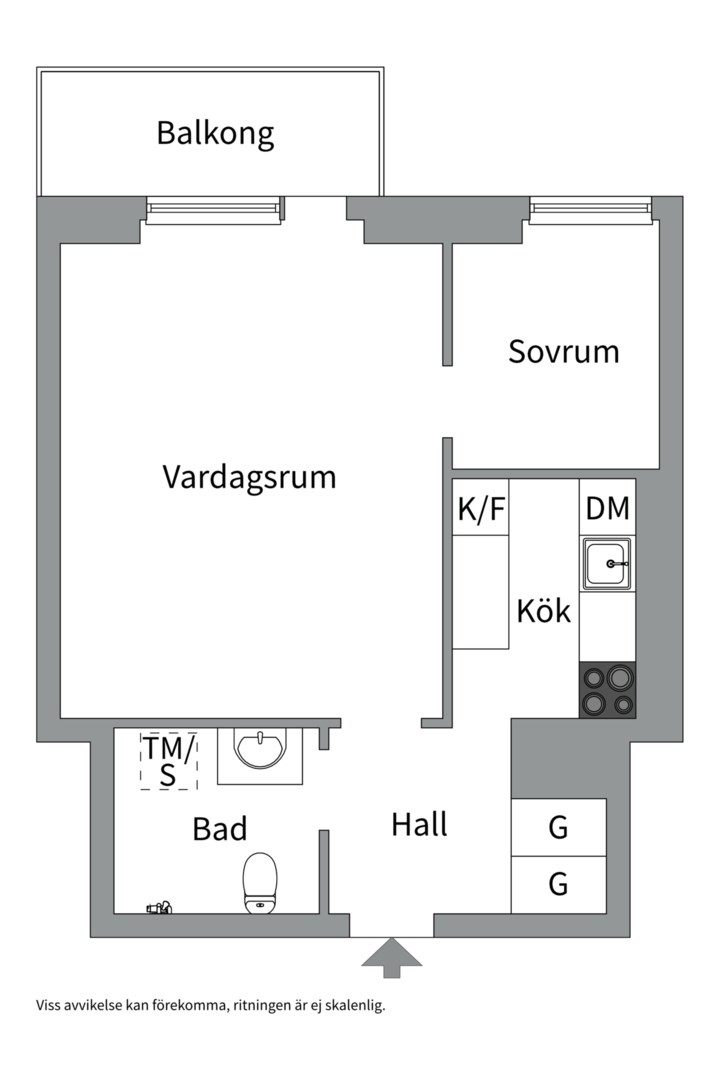 Planlösning från Messeniusgatan 6, Såld i Kungsholmen - Fredhäll, Stockholm