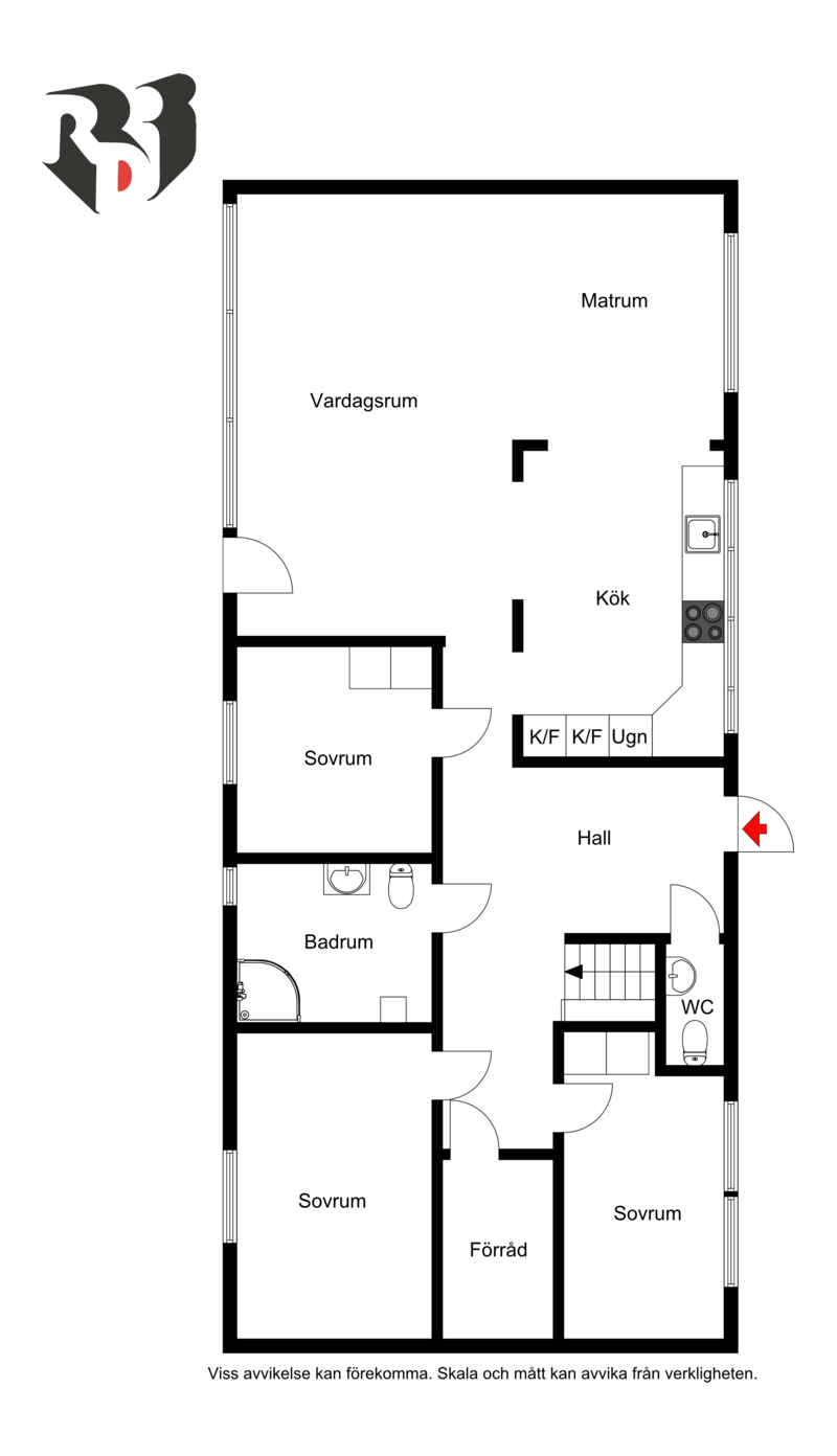 Planlösning bottenplan